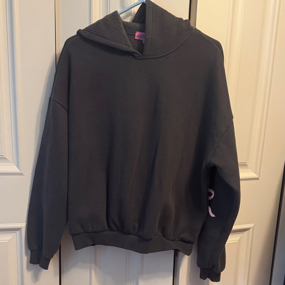 Edikted Charcoal Hoodie Sweater